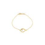 Pear Halo Bracelet