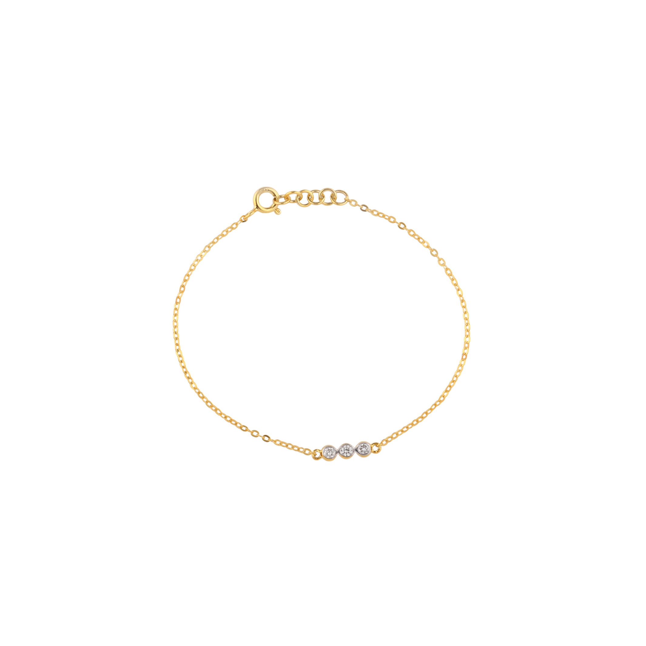 Three Stone Bracelet
