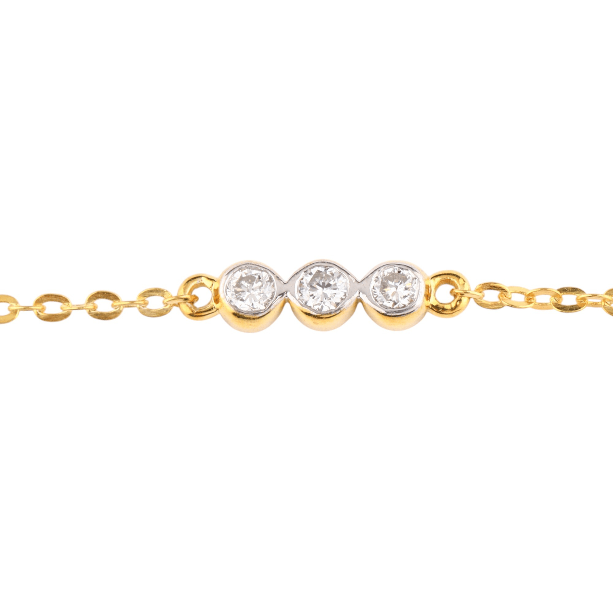 Three Stone Bracelet
