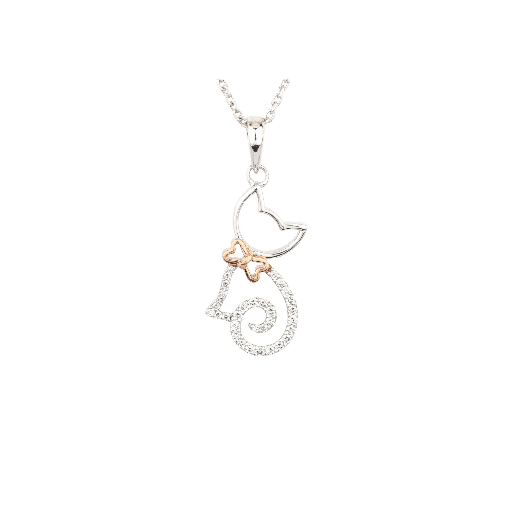 Bow Cat Pendant