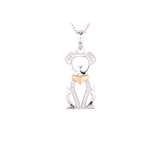 Dog Bow Pendant