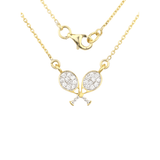 Cross Tennis Pendant
