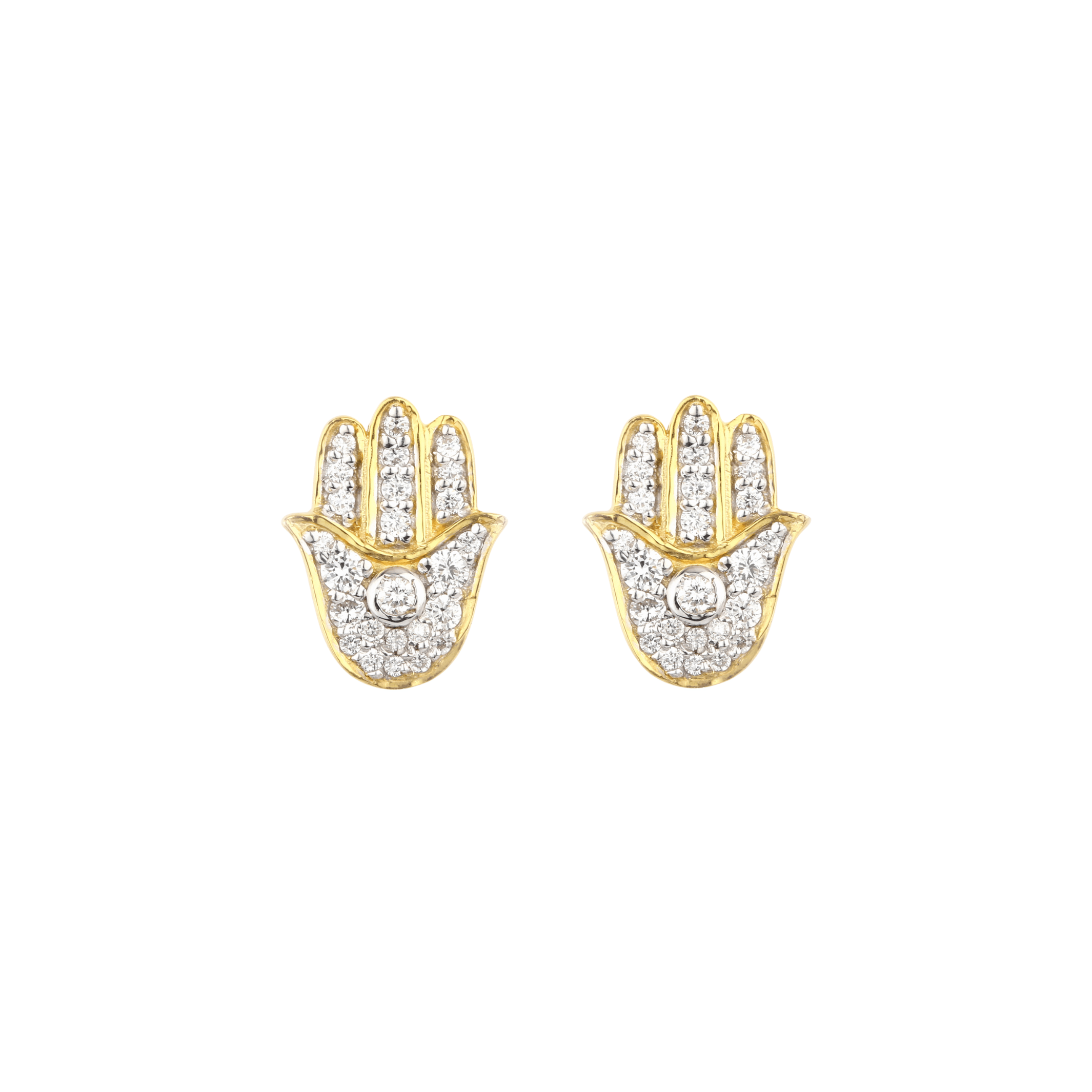 Hand of God earrings
