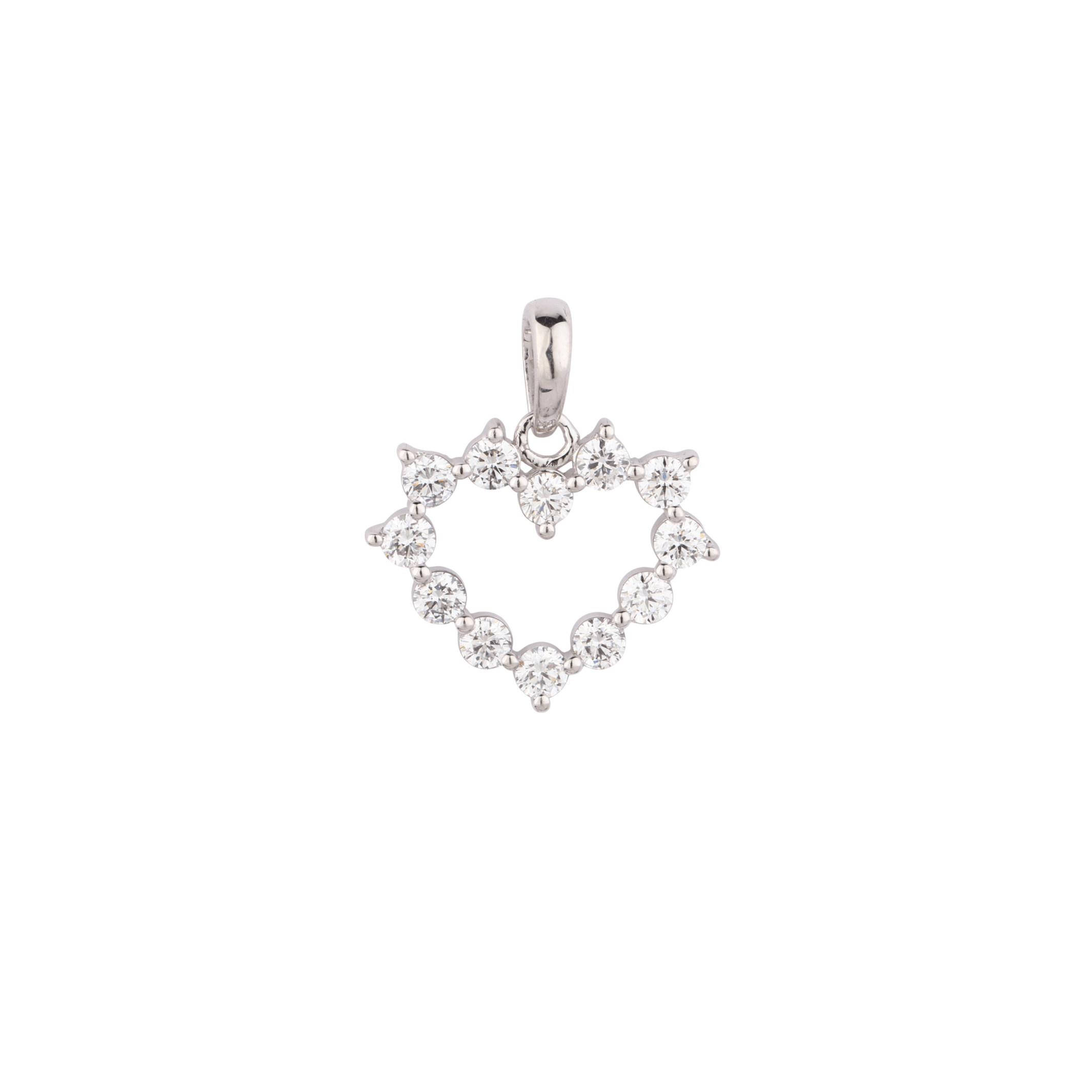 Curve Heart Pendant
