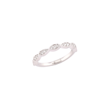 Round Cluster Marquise Ring