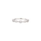 Round Cluster Marquise Ring
