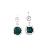 Cushion Emerald Drops