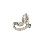 Swan Pear Ring