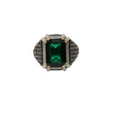 Black Diamond Cocktail Ring
