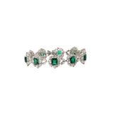 Rectangle Emerald Bracelet