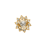 Flower Polki Ring