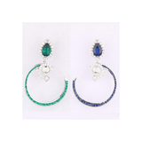 The Dual Peacock Earrings