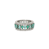 Paraiba and Emerald ring